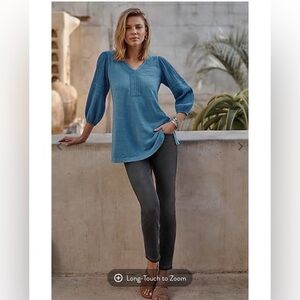 Pure Jill 5-Pocket Knit Jeans - petite L